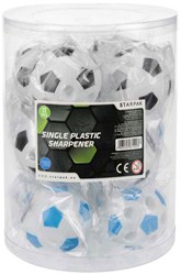 Lobbes temperamatite calcio blu - temperino in plastica per bambini