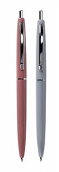 Lobbes penna a sfera 0,7mm rosa grigio argento scrittura divertente