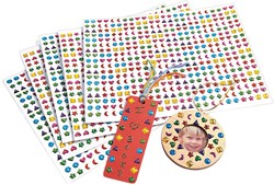 Colorations Adesivi Gemme 3D set creativo 2150 pezzi multicolore