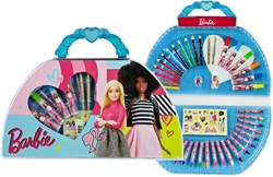 Barbie valigetta colori giocattolo creativo rosa 51 pezzi per bambini