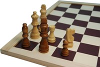 Scacchiera Hot Games Chess marrone 40 cm-2