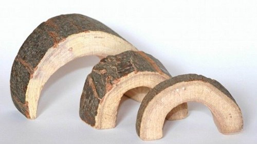Cosy mini archi e grotte in legno - set di 3 pezzi