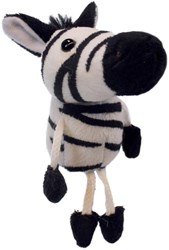 The Puppet Company burattino da dito zebra - giocattolo animale burattino dito