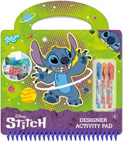 Totum Stitch libro attività - divertimento creativo con disegni e adesivi