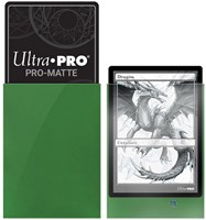 Ultra Pro bustine protettive Pro-Matte verdi per giochi di carte 50 pezzi-3
