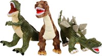 DinoWorld dinosauro peluche giocattolo con denti di plastica 62-73cm-2