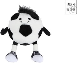 Take Me Home peluche palla da calcio 16,5/25cm nero multicolore