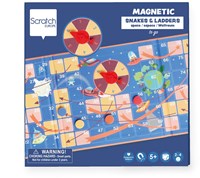 Gioco da tavolo magnetico SCRATCH To Go - Scale e serpenti - Spazio-2