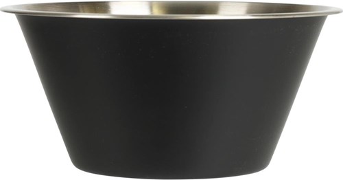 Ciotola acciaio inox nera 950ml ciotola da cucina insalatiera