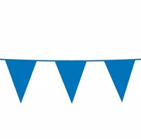 Folat bandierina XL blu scuro 10 metri ghirlanda plastica festa