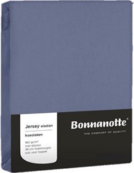 Hoeslaken jersey denim 90x200cm