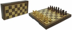 HOT Games Scacchiera Magnetica. Noce 23x23x2 cm