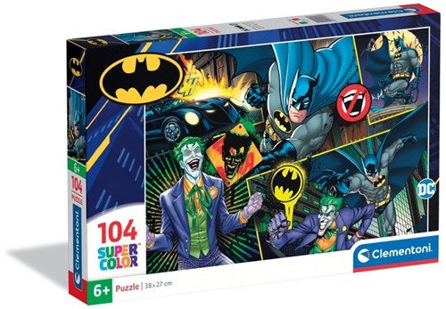 Clementoni puzzle bambini Batman 104 pezzi - puzzle da 6 anni