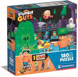 Clementoni puzzle - 180 pezzi - Stumble Guys - puzzle colorato per bambini