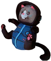 Asmodee peluche Nemesis Space Cat - giocattolo in poliestere blu