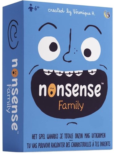 Asmodee gioco di carte Nonsense Family per bambini e adulti-2