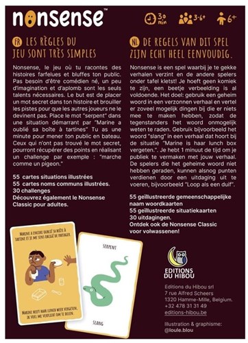 Asmodee gioco di carte Nonsense Family per bambini e adulti