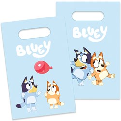 Uitdeelzakjes Papier Bluey, 8st.