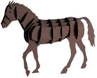 Modello di carta 3D FRIDOLIN - Cavallo