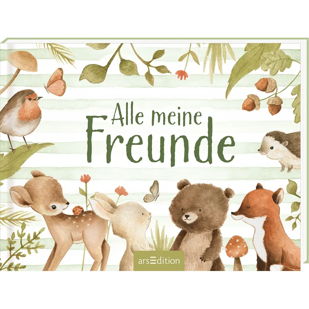 ars Edition libro degli amici animali del bosco per bambini e regalo scuola