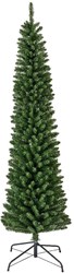 Decoris albero di Natale artificiale pencil pine 210 cm slim verde PVC