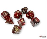 Chessex dadi Borealis Cosmos poliedrici con numeri dorati-2