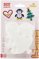 Hama basi per perline da stirare - basi creative cuore, pinguino, albero