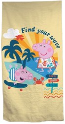 Telo mare Peppa Pig - telo mare colorato per bambini 70x140cm poliestere