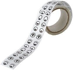 Colorations adesivi occhi mobili per lavoretti bianco-nero 2000 pezzi multi