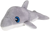 Tactic peluche delfino Save The Sea Willow - giocattolo sostenibile grigio