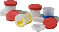 Creall portavasetti per pittura - vasetti anti-spreco 320ml set 4 pezzi