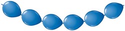 Folat - Palloncini annodabili blu 8 pezzi ghirlanda decorativa 3 metri