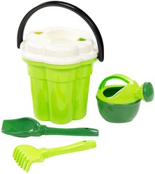 Safari XL set classico secchiello giocattolo con annaffiatoio verde 4 pezzi
