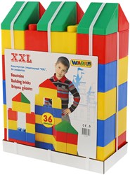 Blocchi da costruzione XXL set 36 pezzi giocattolo colorato in plastica