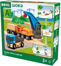 Brio Treinset Hijs en Laad Startset - 14dlg.