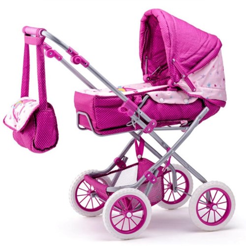 Carrozzina per bambole Woody Unicorno 91506