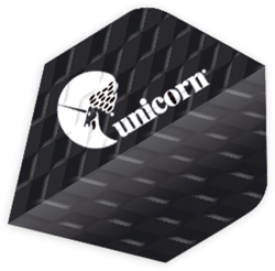 Unicorn alette da freccette Q.100 Plus nere - 100 micron - standard