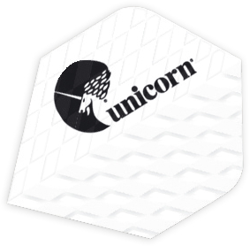 Unicorn flights freccette Q.100 Plus bianco - 100 micron - forma standard
