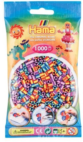 Hama perline da stirare - a righe - 1000 pezzi - mix creativo