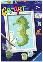 Ravensburger dipingi con i numeri - CreArt Trendy Seahorse set bambini