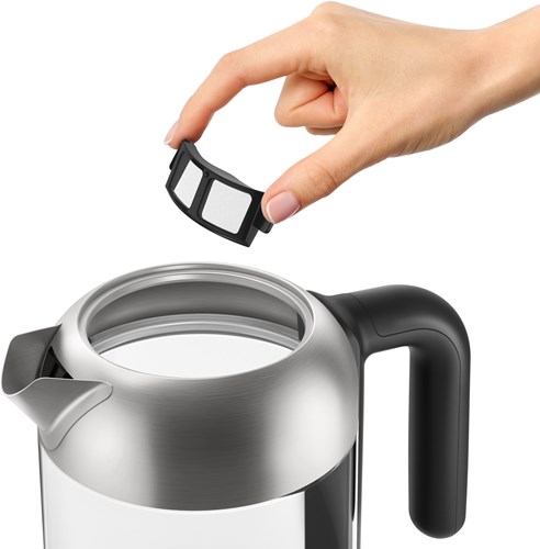 Bollitore in vetro Philips 1,7L con illuminazione sensore - design moderno-2
