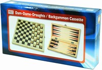 HOT Dam-/Backgammon klapcass. 29cm bedruk.-2
