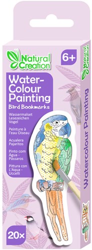 Avenir giocattolo pittura ad acqua - set creativo uccelli da dipingere
