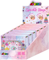 Avenir set anelli glitter fai-da-te - crea gioielli creativi