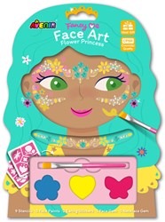 Avenir set trucco principessa dei fiori - face art creativa per bambini