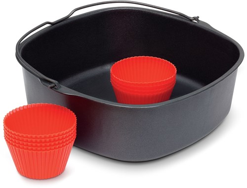Philips Airfryer XL set accessori da forno - Stampi per muffin e teglia-3