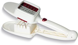 Affettatrice multifunzione 4-in-1 utensile cucina bianco tagliaverdure