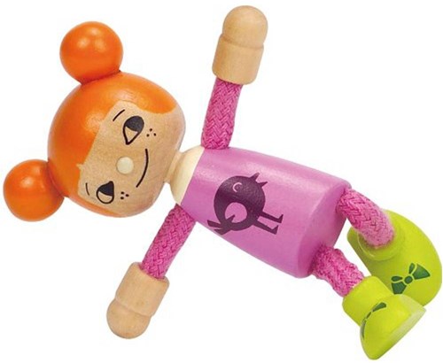 Hape bambola casa delle bambole giovane figlia - bambola in legno-3