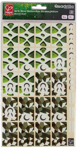 Hape adesivi giocattolo fosforescenti natura decorazione pista biglie-2