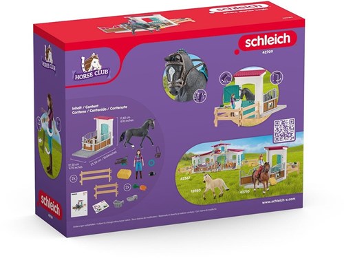 Schleich set stalla dei cavalli con Lisa e Storm - Horse Club
